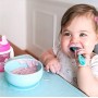 Taça Silicone Azul Take Eat Easy - Chicco