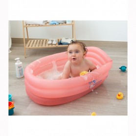 Banheira Insuflável Rosa - Kiokids Banheira Insuflável Rosa - Kiokids