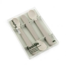 Conjunto de 3 Colheres Easy Grip Sand - Done by Deer Conjunto de 3 Colheres Easy Grip Sand - Done by Deer