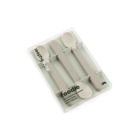 Conjunto de 3 Colheres Easy Grip Sand - Done by Deer