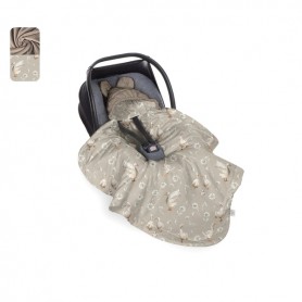 Saco cobertor Vintage Beige Família Gansos - BabySteps Saco cobertor Vintage Beige Família Gansos - BabySteps