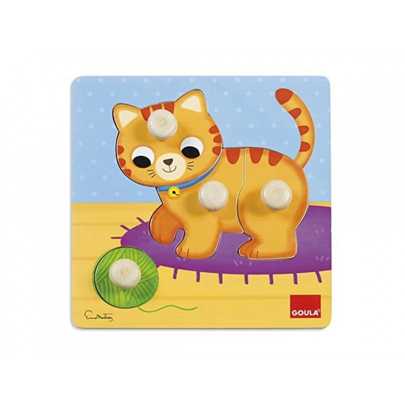 Puzzle Madeira Gato 1-2 - Goula