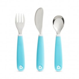 Conjunto de Talheres Inox Azul - munchkin Conjunto de Talheres Inox Azul - munchkin