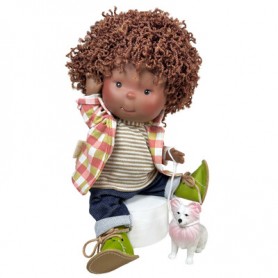 Boneco Pippo Africano com mascote - Nines D' Onil Boneco Pippo Africano com mascote - Nines D' Onil