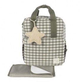 Mochila Maternidade Caetana Stone - Walking Mum Mochila Maternidade Caetana Stone - Walking Mum