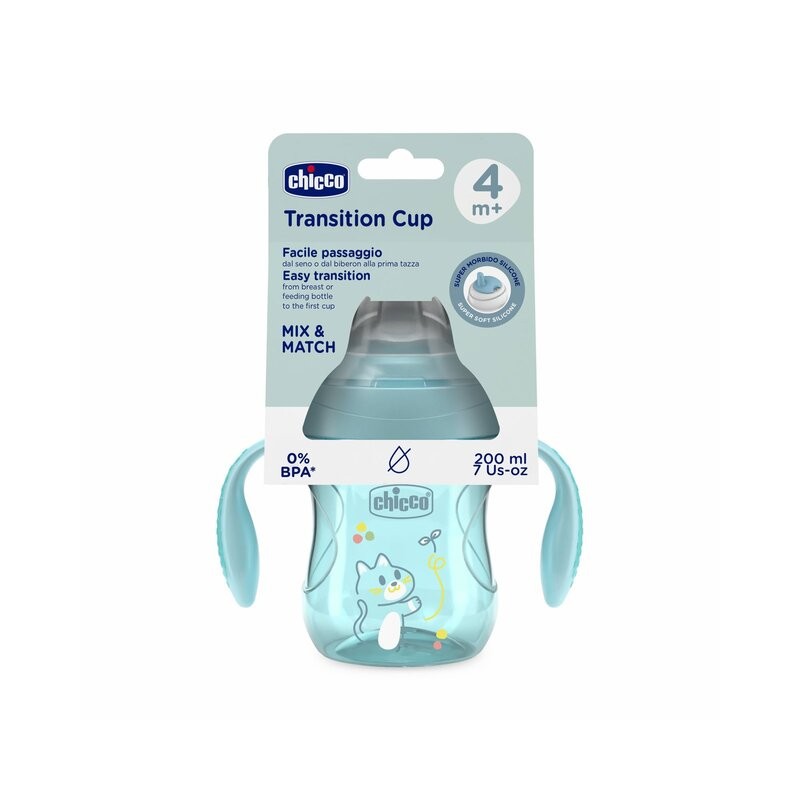 Copo Transição Azul Mix&Match 4m+ - Chicco