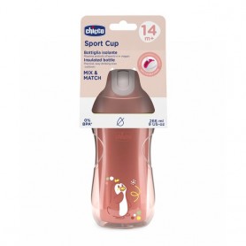Copo Sport Térmico Mix&Match Rosa 266ml - Chicco Copo Sport Térmico Mix&Match Rosa 266ml - Chicco