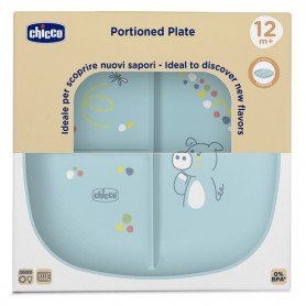 Prato com Divisórias Mix&Match Azul - Chicco Prato com Divisórias Mix&Match Azul - Chicco