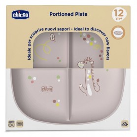 Prato com Divisórias Mix&Match Rosa - Chicco Prato com Divisórias Mix&Match Rosa - Chicco