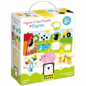 Puzzle Figuras it Out Quinta - Banana Panda Puzzle Figuras it Out Quinta - Banana Panda