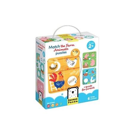 Puzzle Animais Quinta - Banana Panda