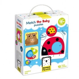 Puzzles Match the Baby - Banana Panda Puzzles Match the Baby - Banana Panda