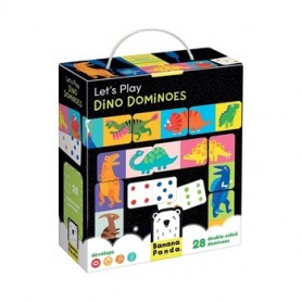 Jogo Dominó dos Dinossauros - Banana Panda Jogo Dominó dos Dinossauros - Banana Panda