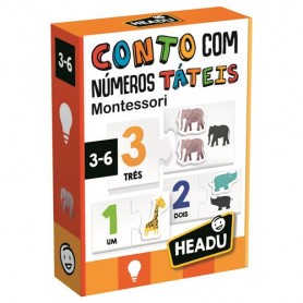Conto com Números Táteis Montessori - Headu Conto com Números Táteis Montessori - Headu
