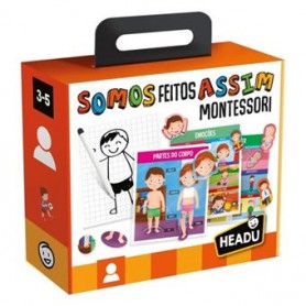 Jogo Somos Feitos Assim Montessori Corpo Humano- Headu Jogo Somos Feitos Assim Montessori Corpo Humano- Headu