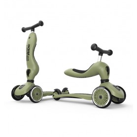 Trotinete Scoot&Ride One Olive 1-5 anos - Highwaykick Trotinete Scoot&Ride One Olive 1-5 anos - Highwaykick