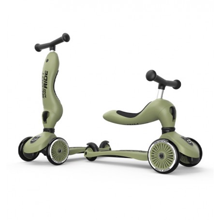Trotinete Scoot&Ride One Olive 1-5 anos - Highwaykick